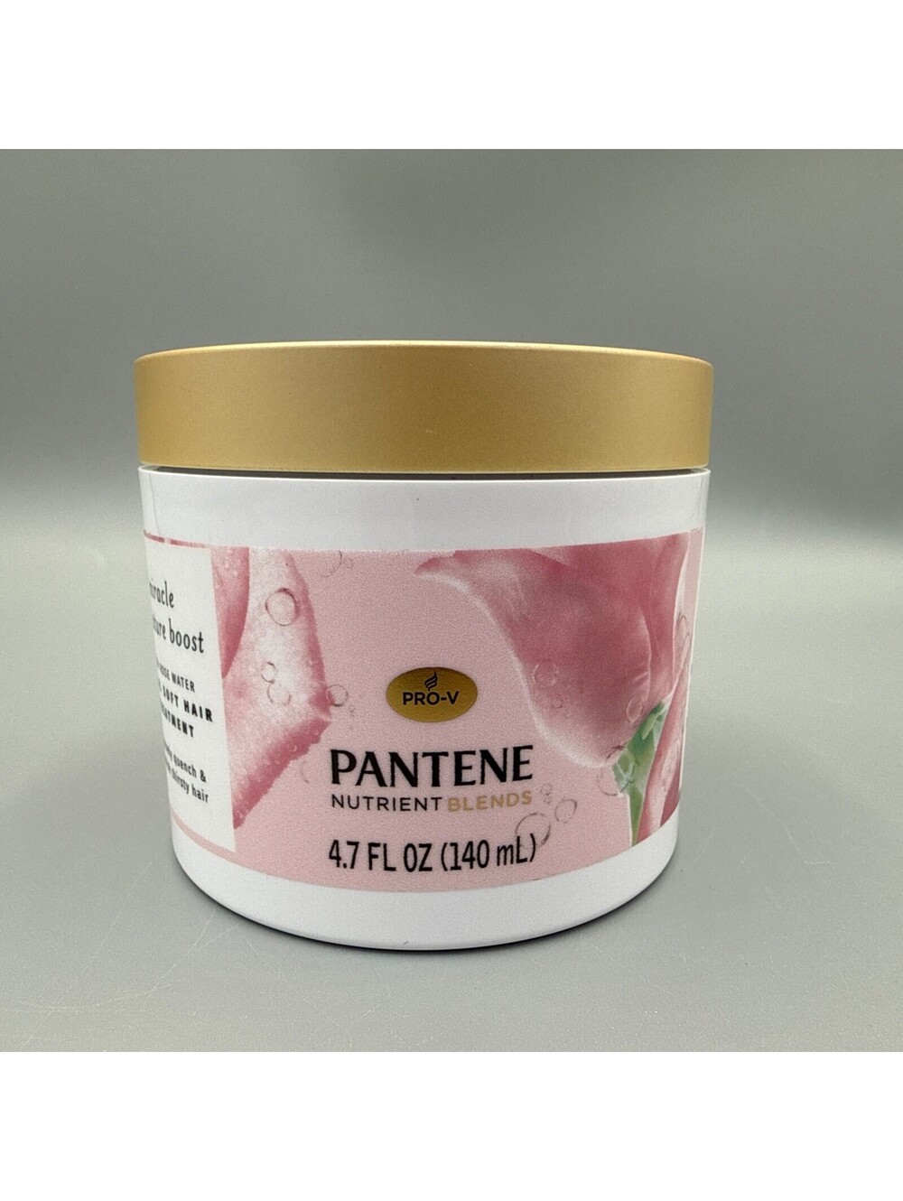 Pantene Pro-V Miracle Moisture Boost Hair Treatment With Rose Water 4.7 Fl Oz